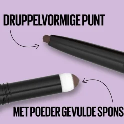 Maybelline New York Express Brow Duo 02 Medium Brown Wenkbrauwpotlood< Wenkbrauw Make-Up