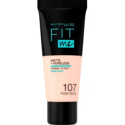 New York Fit Me Matte & Poreless 107 Rose Beige Foundation|Maybelline Sale