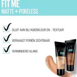 Maybelline New York Fit Me Matte & Poreless 120 Classic Ivory Foundation< Foundation