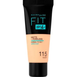 New York Fit Me Matte & Poreless 115 Ivory Foundation|Maybelline Hot