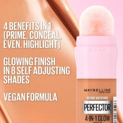 New York Instant Anti-Age Perfector 4-in-1 Glow Medium Deep Concealer|Maybelline Outlet