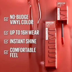 Maybelline New York Superstay Vinyl Ink 110 Awestruck Lipstick< Lipmake-Up