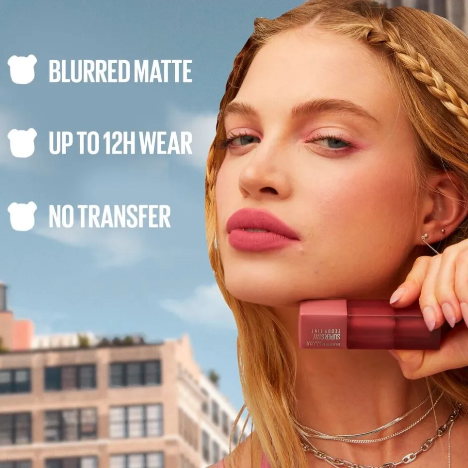 Maybelline New York SuperStay Teddy Tint 15 Skinny Dip Lippenstift< Lipmake-Up