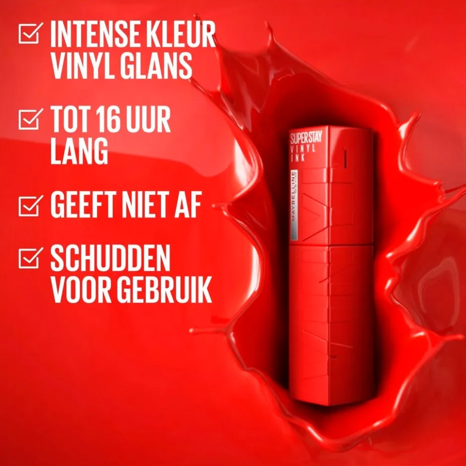 New York SuperStay Vinyl Ink 20 Coy Lipstick|Maybelline Online