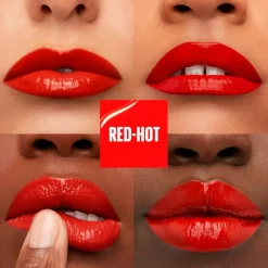 New York SuperStay Vinyl Ink 25 Red-Hot Lipstick|Maybelline Outlet