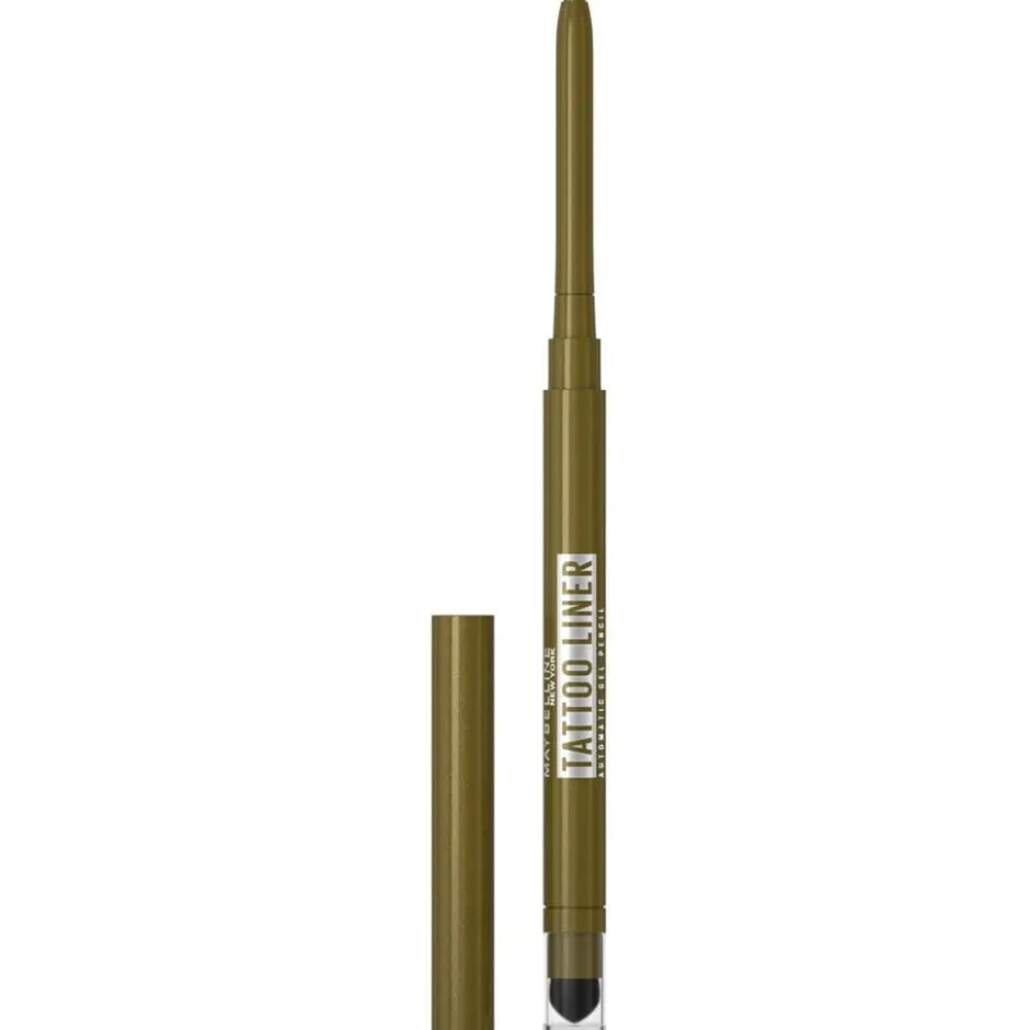 New York Tattoo Liner 60 Emerald Energy Automatic Gel Pencil|Maybelline Hot