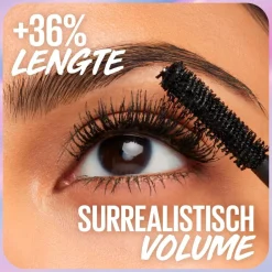 Maybelline New York The Falsies Surreal Blackest Black Waterproof Mascara< Mascara