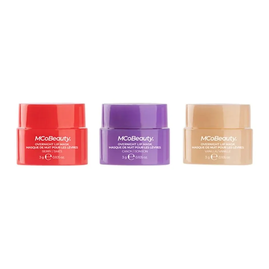 Deluxe Trio Overnight Lip Masks|MCoBeauty Discount