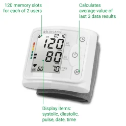 Medisana BW 320 Polsbloeddrukmeter< Bloeddrukmeters