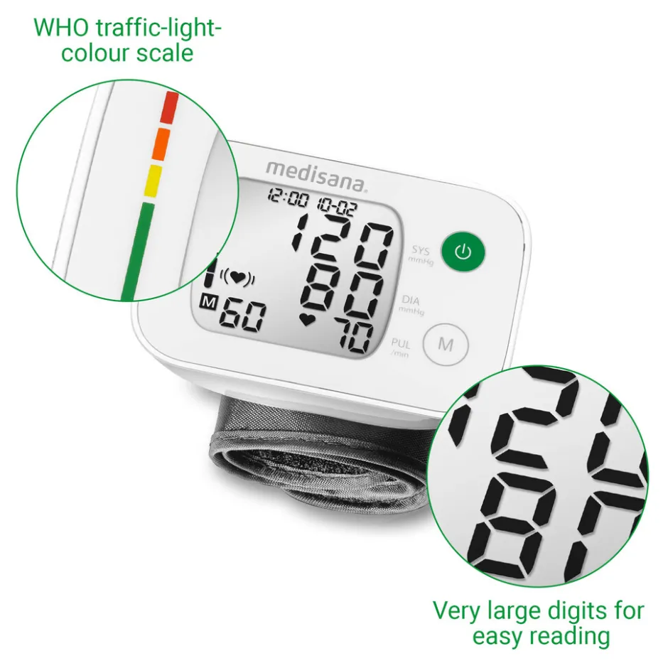 Medisana BW 335 Polsbloeddrukmeter< Bloeddrukmeters