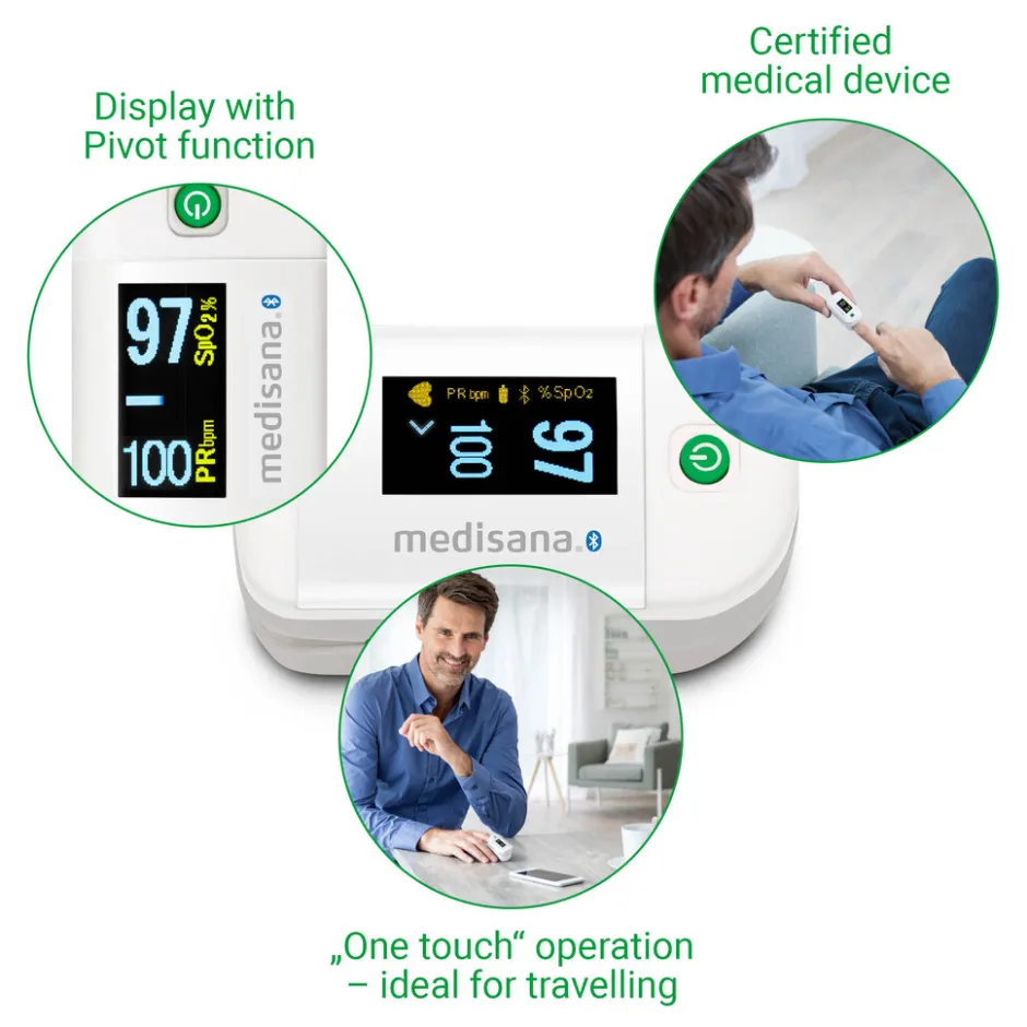 PM 100 Connect saturatiemeter|Medisana Clearance