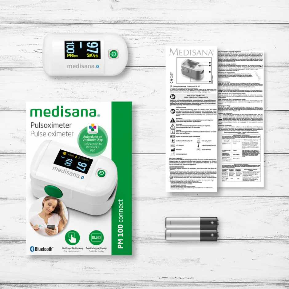 PM 100 Connect saturatiemeter|Medisana Clearance