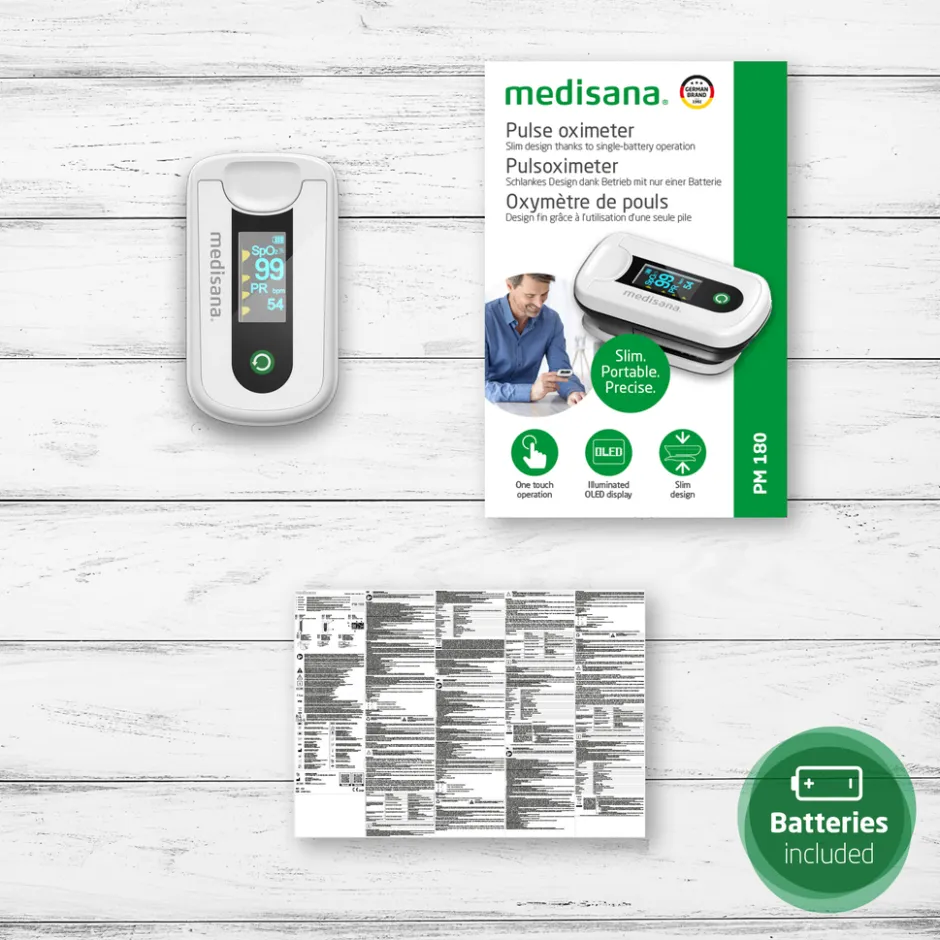 Medisana PM 180 saturatiemeter< Saturatiemeter
