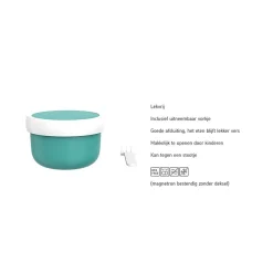 Mepal 300 ML Fruitbox Campus Little Farm< Kinderservies