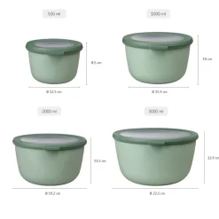Mepal Cirqula Vershouddoos rond set< Keuken