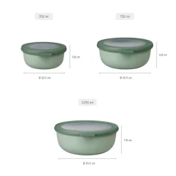 Cirqula Vershouddoos rond set|Mepal