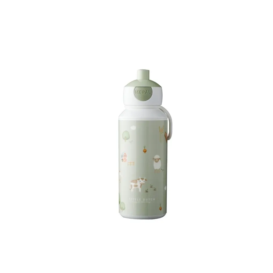 Mepal Pop-Up Campus 400 ML Drinkfles Little Farm< Babyflesjes
