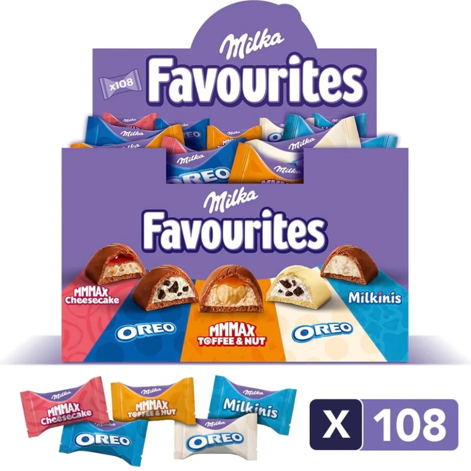 Milka Favourites Chocolade Mixbox XL< Trakteren|Chocolade