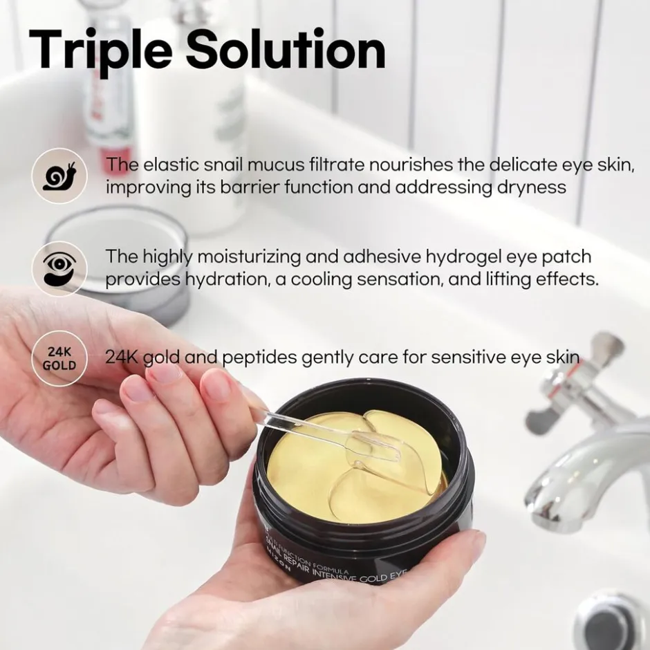 Mizon Snail Repair Intensive Gold Eye Gel Patch< Korean Skincare|Gezichtsmaskers