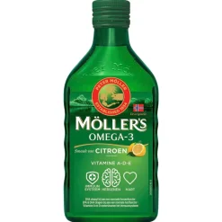 Moller's Möller’s Omega-3 Levertraan Citroen< Visolie|Omega 3
