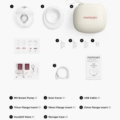 Momcozy M5 Enkele Oplaadbare Handsfree Borstkolf< Borstvoedingsaccessoires