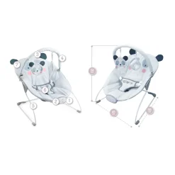 Glossy Panda Wipstoel|Momi