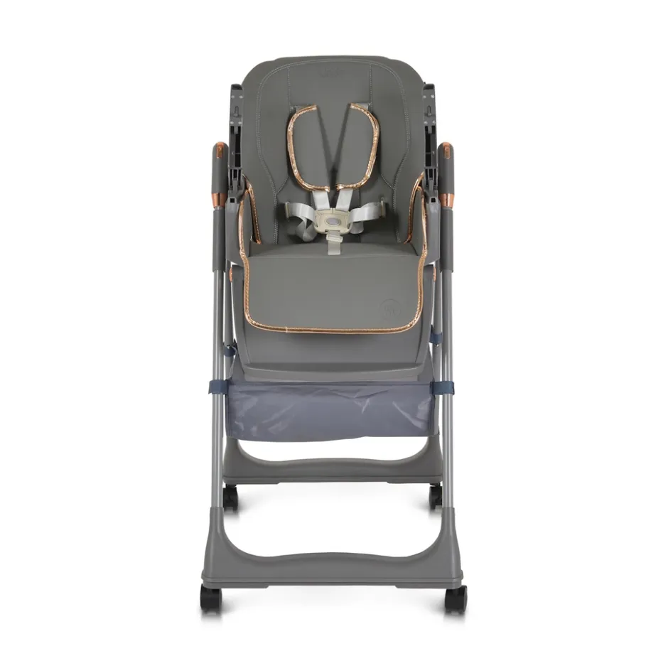 Moni Lindo Grey Kinderstoel incl. Accessoires< Kinderstoelen