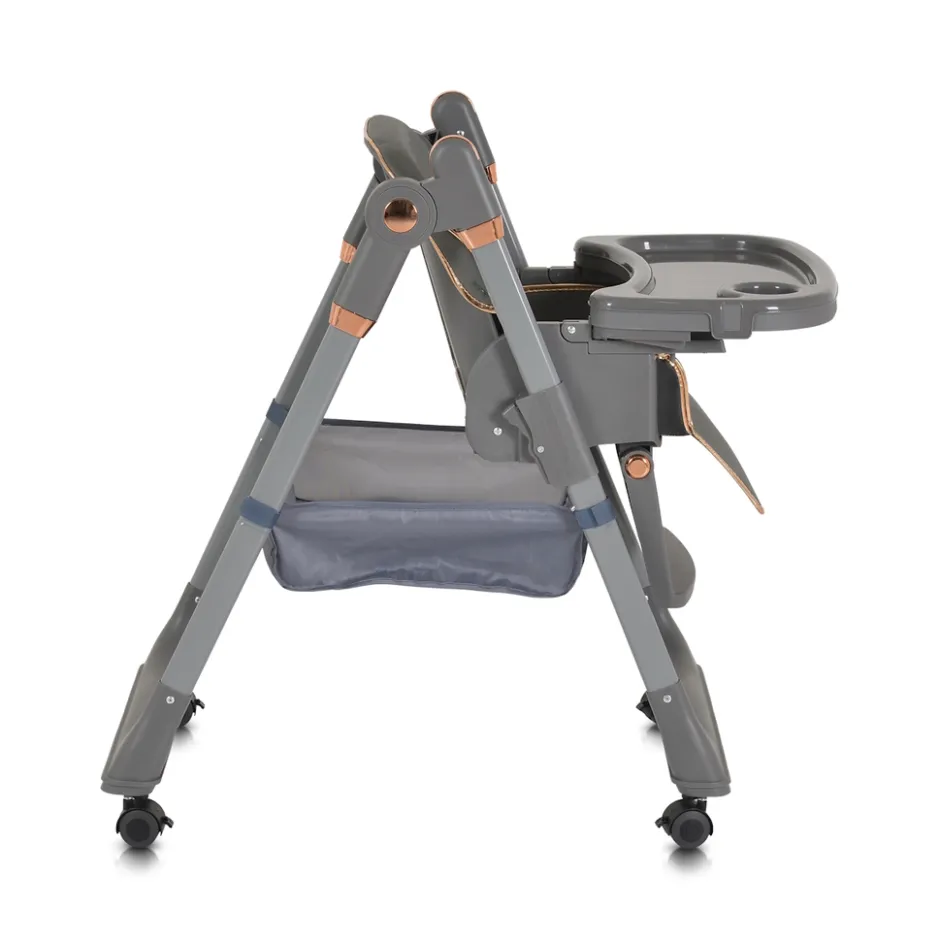 Moni Lindo Grey Kinderstoel incl. Accessoires< Kinderstoelen