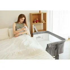 Mika Micky Deluxe Wieg aan Bed|Moni
