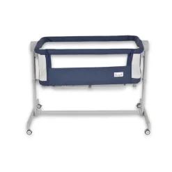 Moni Pengy Blue Wieg aan Bed< Wiegen