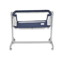 Moni Pengy Blue Wieg aan Bed< Wiegen