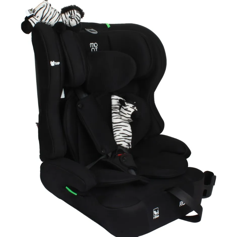 Moni Rock Midnight Black 76-150 cm i-Size Autostoel< Autostoel