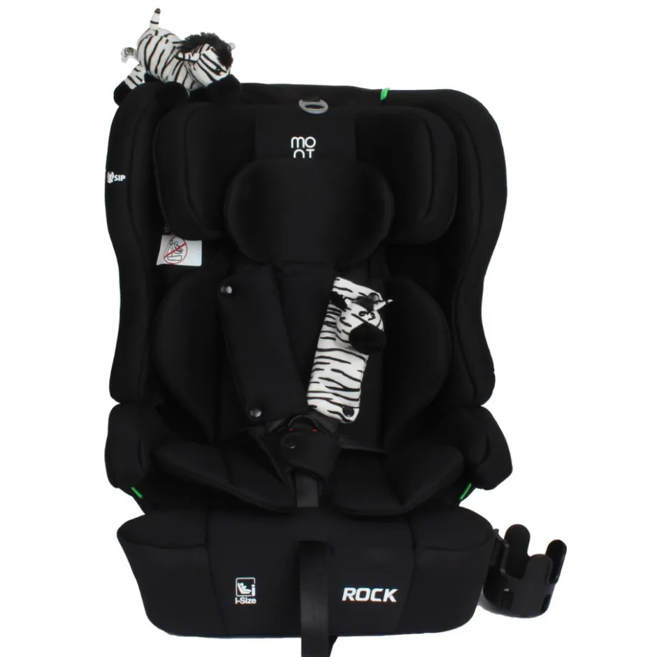 Moni Rock Midnight Black 76-150 cm i-Size Autostoel< Autostoel