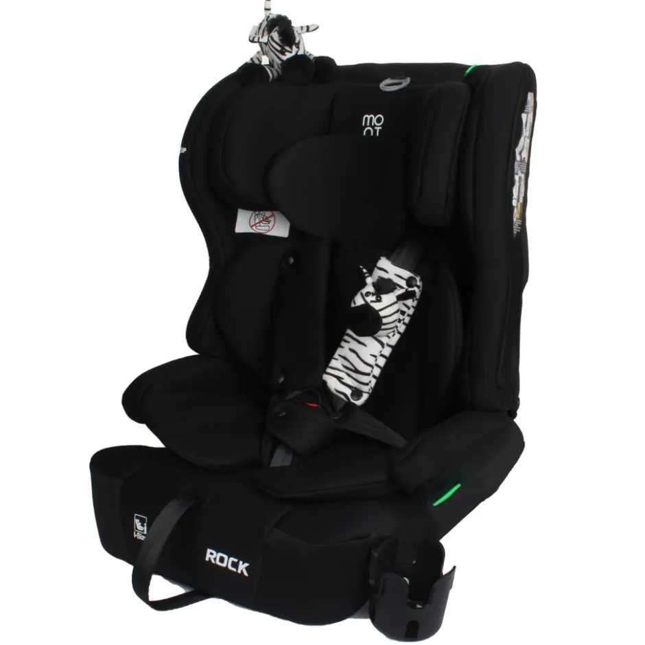 Moni Rock Midnight Black 76-150 cm i-Size Autostoel< Autostoel