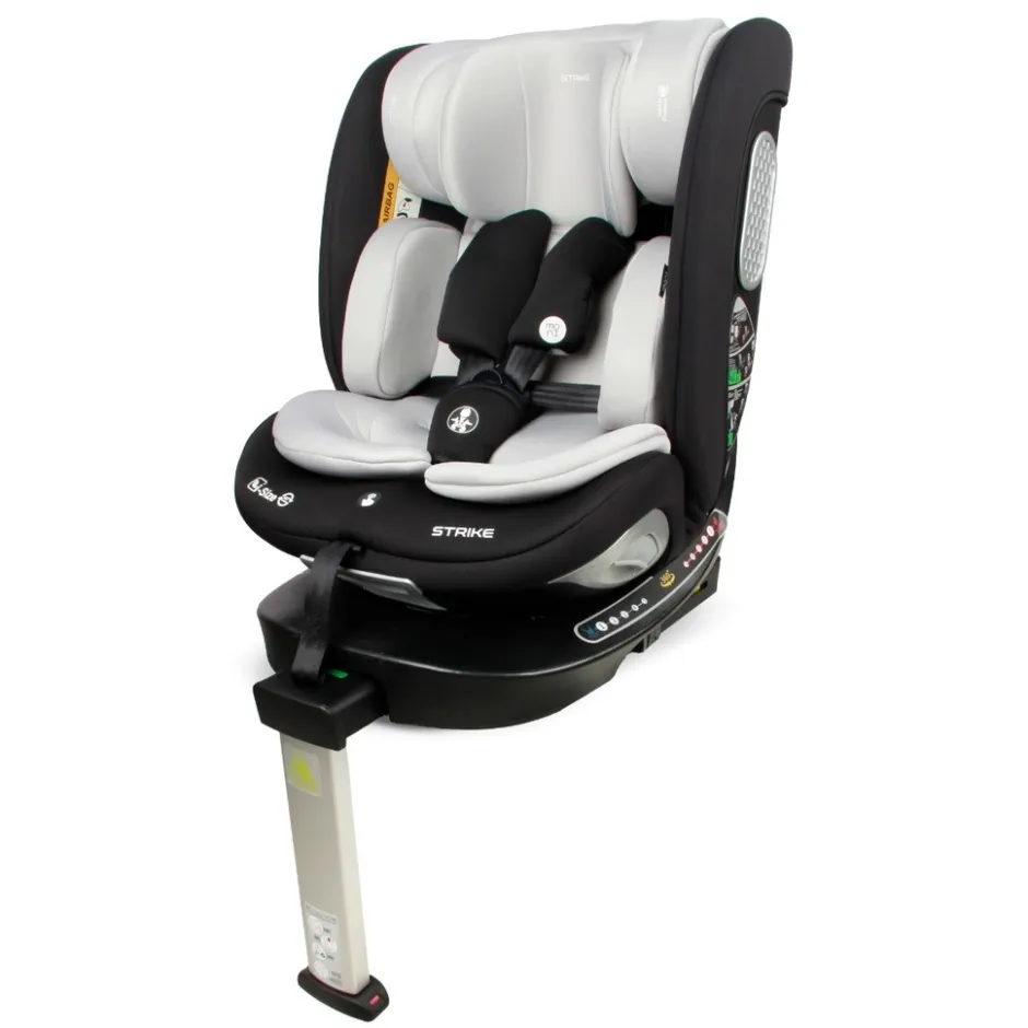 Moni Strike Dark Grey 40-150 cm 360° i-Size Autostoel< Autostoel