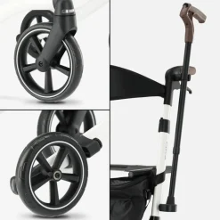 Mooiys Luxe Rollator Opvouwbaar Met Zitfunctie En Rugleuning< Mobiliteitshulpmiddelen