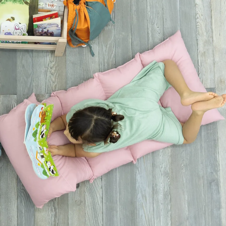 MorDesign Beige 135 cm Multifunctioneel Speelmatras< Speelkleden En Babygyms