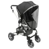 MorDesign Black Muskietennet / Klamboe voor Buggy en Wandelwagen< Kinderwagenaccessoires
