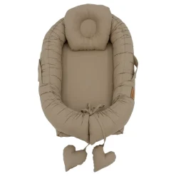 Cappuccino Babynest met Kussen|MorDesign Clearance