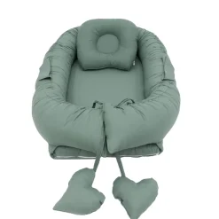 Emerald Green Babynest met Kussen|MorDesign New