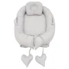 MorDesign Grey Babynest met Kussen< Babynestjes