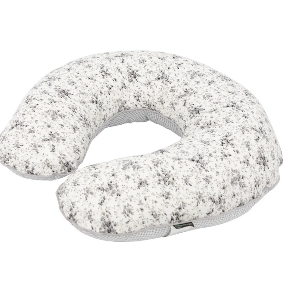 MorDesign Grey Flowers Voedingskussen< Voedingskussens