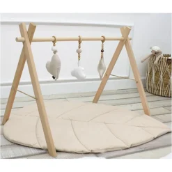 MorDesign Leaf Wood Babygym en Speelkleed< Speelkleden En Babygyms