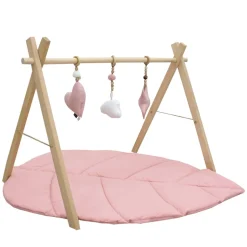 MorDesign Leaf Wood Babygym en Speelkleed< Speelkleden En Babygyms