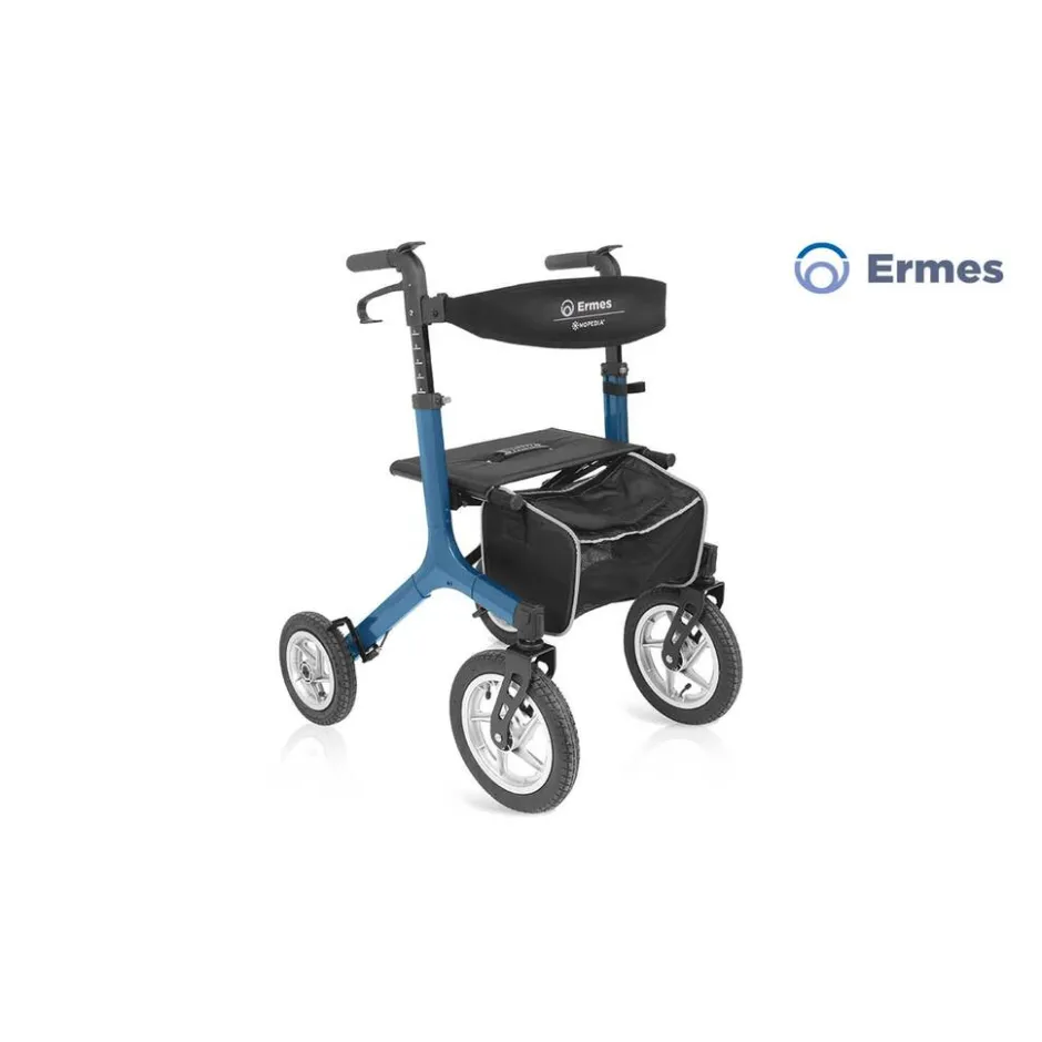 opvouwbare rollator met 4 luchtbanden|Moretti Discount