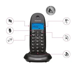 Motorola C1001CB Plus Draadloze DECT Telefoon< Verrassend Elektronica