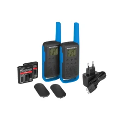 Motorola Solutions T62 PMR Talkabout Walkie Talkie PMR446 Band 16 Kanalen 121 Codes Bereik 8 km< Elektronisch Speelgoed