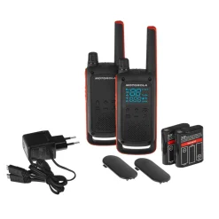 Solutions T82 Talkabout Walkie Talkie 2 Stuks Eenvoudige Synchronisatie 16 Kanalen LEDzaklamp|Motorola Sale