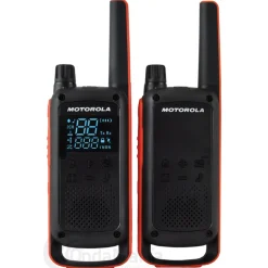 Solutions T82 Talkabout Walkie Talkie 2 Stuks Eenvoudige Synchronisatie 16 Kanalen LEDzaklamp|Motorola Sale