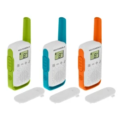 Motorola Talkabout T42 Triple Pack Walkie Talkies Voor Kinderen Families 16 Kanalen Bereik 4 km< Elektronisch Speelgoed